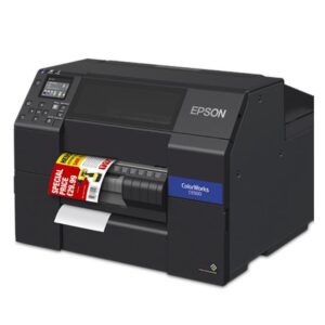 ColorWorks Epson C6500 Series Stampante 8' InkJet a 4 colori con cartucce separate