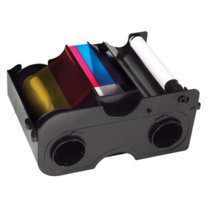 FARGO EZ-YMCKO-cartuccia colori con overlay e rullo di pulizia-250 immagini (solo per DTC1250e NA) e  DTC1000