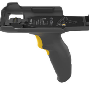 TC53 / TC58; TC53e / TC58e / TC53e-RFID electric trigger handle. Requires a rugged boot (SG-NGTC5EXO1-01). Optional wrist band (SG-PD40-WLD1-01) is also available.