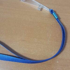 CORDONCINO 10MM BLU CLIP IN PLASTICA