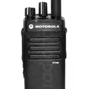 DP 2400 MOTOROLA UHF RADIO PORTATILE senza display ne tastiera completa di : - batteria Impres Ni-Mh 1600mAh - carica batterie singolo ImpresTM - antenna - clip 2