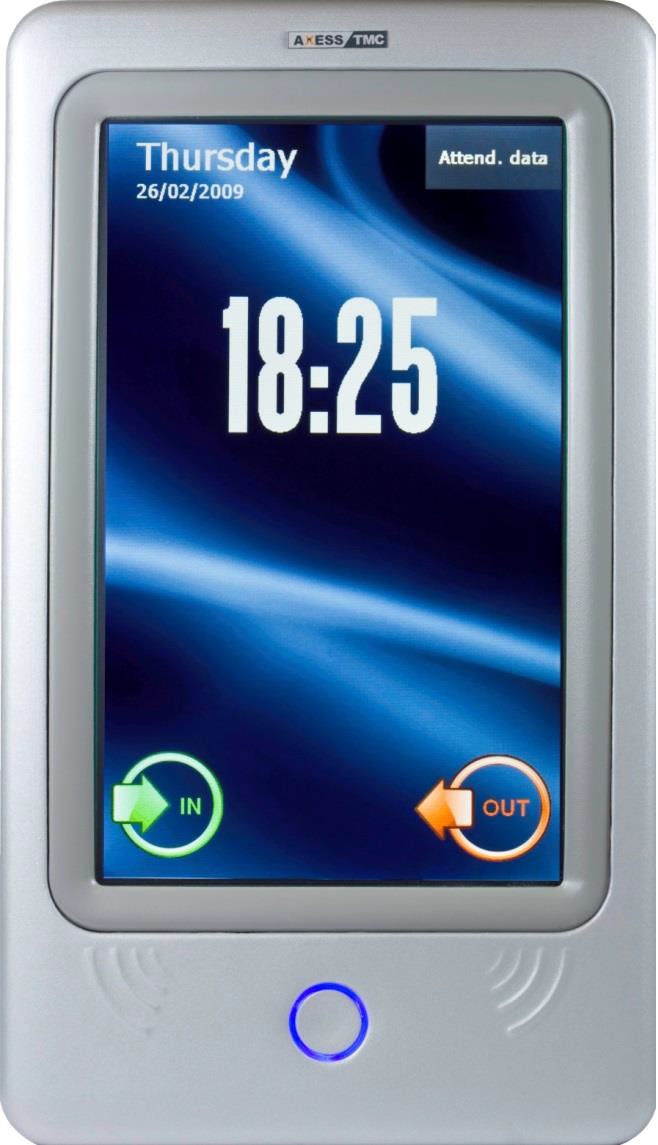 TERMINALE SUPERTRAX 7" RFID 125KHZ BASE CE